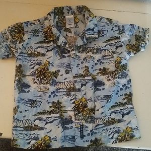 Boys button up T shirt